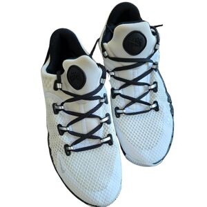 Nike White and Black Athletic Shoes with Minimalist Design